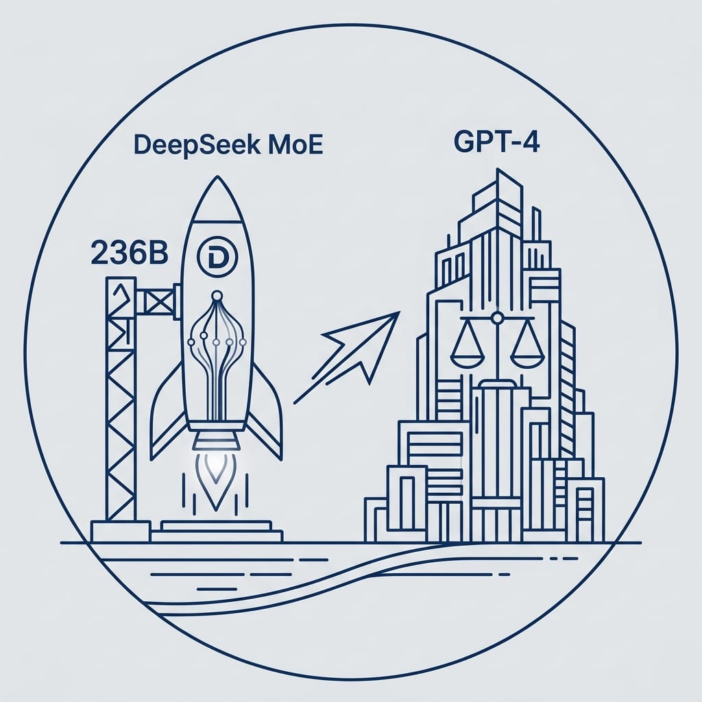DeepSeek lanza su modelo MoE de 236B parámetros para competir con GPT-4